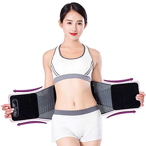 ZFF Soporte Lumbar Cinturón,Apoyo Lumbar Transpirable De Malla Paneles Doble Dolor De...