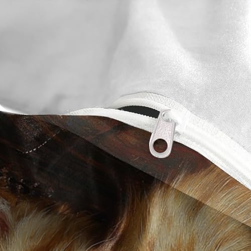 Housse de couette chiots 3D parure lit microfibre douce 260x220 - 8