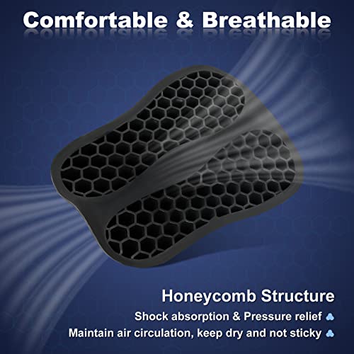 SKYJDM Motorcycle Passenger Gel Seat Cushion