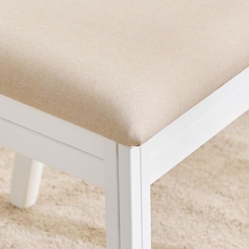 Image of Home Centre Montoya Set of 2 Fabric Dining Chairs - White