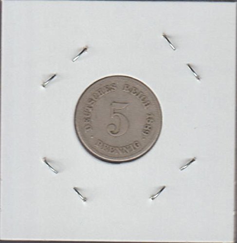 Miniatura 2 de 1889 Germany Shield Nickel Choice About Uncirculated Details