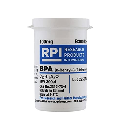Research Products International BPA [n-Benzyl-9-(2-tetrahydropyranyl)-adenine], 100 Milligrams - RPI