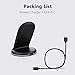 Yootech Wireless Charger,10W Max Wireless Charging Stand, Compatible with iPhone 16e/16/16 Plus/16 Pro Max/15/14/14 Plus/14 Pro Max/13/SE 2022/12/11/X/8, Galaxy S22/S21/S20/S10(No AC Adapter)