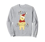 BILWTP00093 Noël Winnie The Pooh Happy Christmas Holly Sweatshirt
