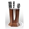 360 Knife Block - (Walnut) ROTATING Magnetic knife block - SeriousEats/ATK/Cooksillustrated BEST Universal Knife Block - handmade in Washington
