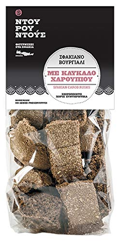 Amazon.com: Sfakian Carob Rusks ( Ntakos ) from Crete 600gr
