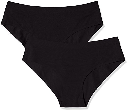 Sloggi Women Move Hipster C2p Capo Intimo Tecnico, Nero (Black 0004), 38 (Taglia Produttore: X-Small) Donna