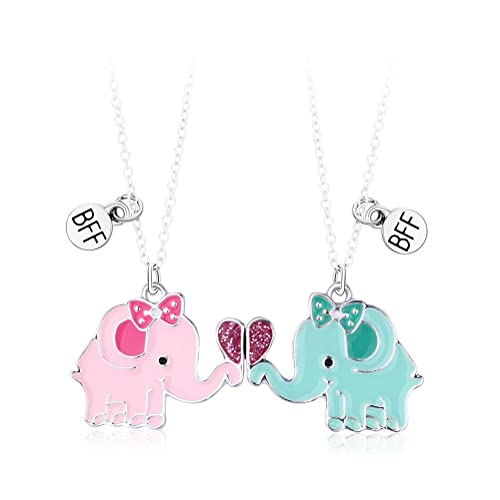 Best Friend Necklace Friendship Necklace Gifts Matching Magnetic BFF Necklace for 2 Girls