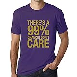 Photo Gallery uomo maglietta có 99% khả năng tôi không quan tâm – there’s a 99% chance i don’t care – 99 anni idea regalo 99° compleanno t-shirt anniversario stampa grafica vintage anno 1925 novità viola scuro m Photo Gallery uomo maglietta có 99% khả năng tôi không quan tâm – there’s a 99% chance i don’t care – 99 anni idea regalo 99° compleanno t-shirt anniversario stampa grafica vintage anno 1925 novità viola scuro m