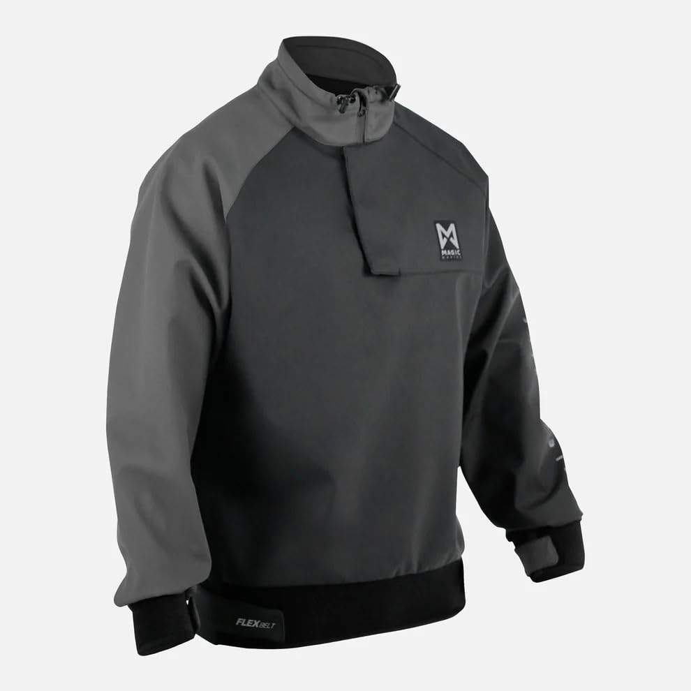 Magic Marine Heat Thermal Fleece Lined Spraytop - Dark Grey MM081025 L