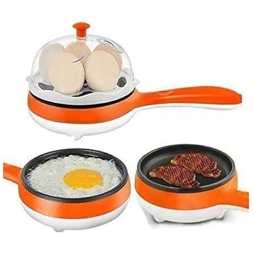 CARTIFY Egg Boiler + Frying Pan Multi Cooker