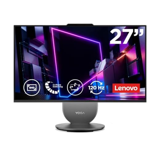 Lenovo Yoga AIOi PC | Copilot+PC | 27" QHD Touch Display | Intel Core Ultra 7 356H | 32GB RAM | 1TB SSD | NVIDIA GeForce RTX 5060 | Windows 11 | Inkl. Maus und Tastatur | Grau | 3 Monate Premium Care