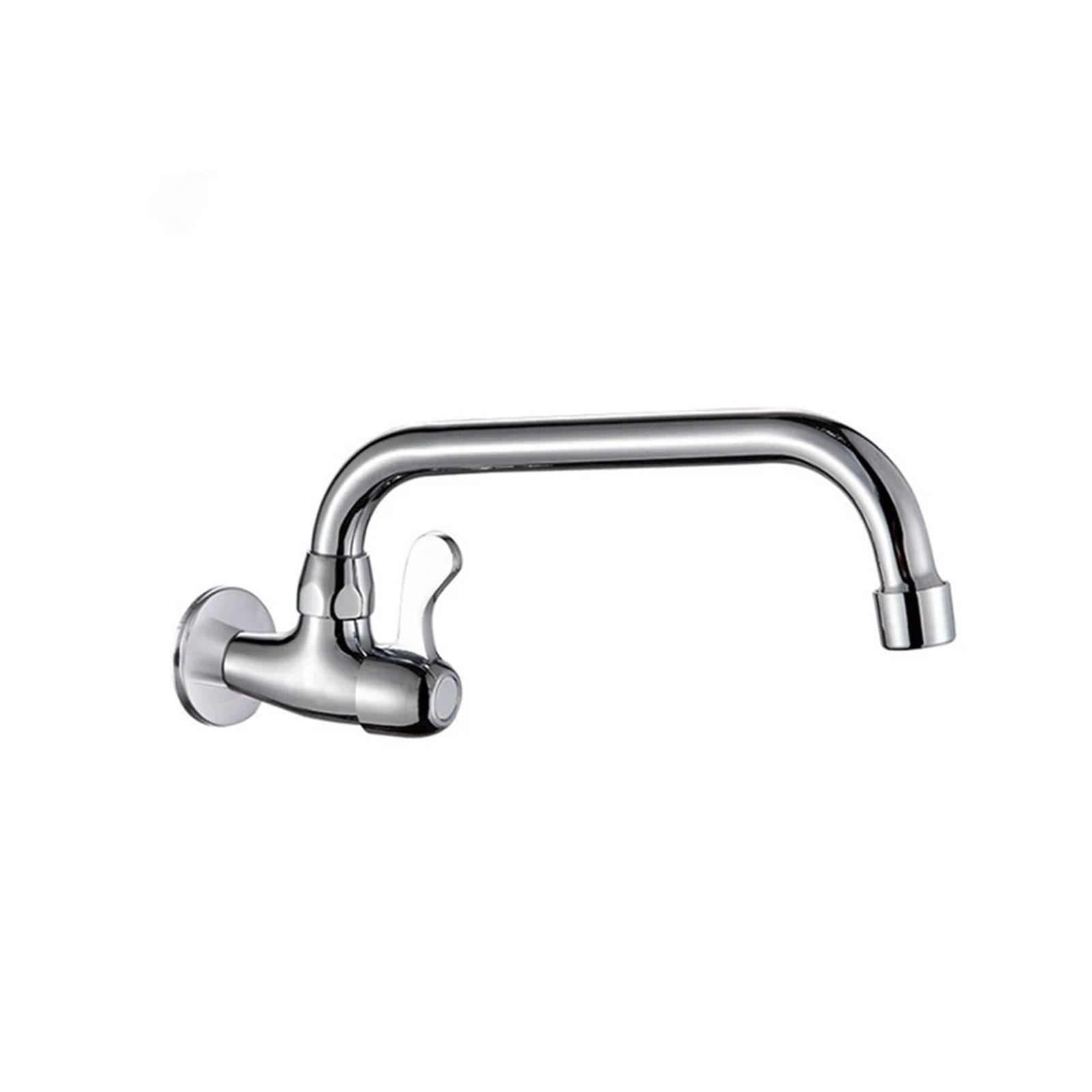 Grifo de cocina para baño instalado en pared para ganar espacio limpio