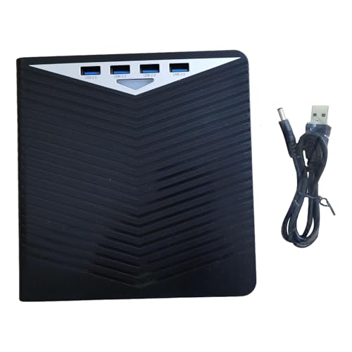 External CD Drive Duplicator USB 3.0 Type C Interface Read Speed DVD 8X CD 24x Versatile Professional Black Recorder Writer