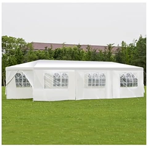 Teekland 10' x 30' Waterproof Party Tent,Practical Outdoor Tent for Parties, Outdoor Gazebo BBQ Shelter Pavilion with 5 Removable Sidewalls Cover