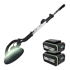 Zollernalb Kormoran MAX ZKM1200-40 V accu lange nekschuurmachine droogbouwschuurmachine wandschuurmachine plafondslijper