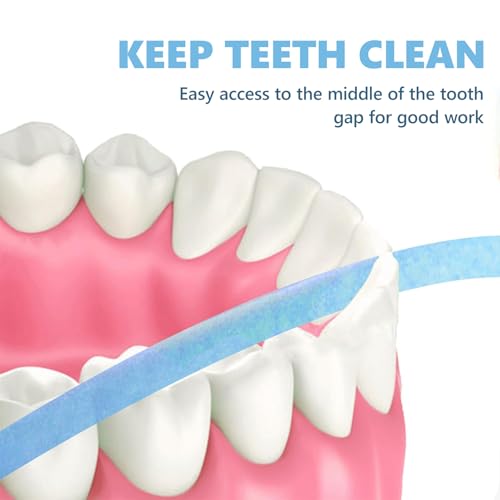 60 Pcs Zahnschleifpapier für Zwischenräume, 4 Farben Zahn Schleifpapier, Dental Polierstreifen für Die Tiefenreinigung Der (4mm x 150mm)