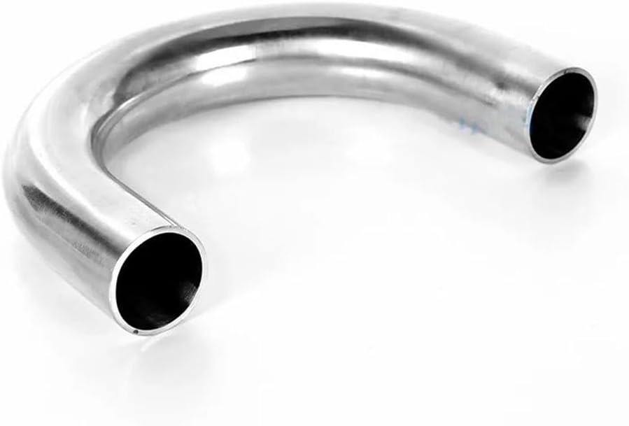 1pc 304 Stainless Steel 180 Degree U Bend Pipe Welding Elbow - Erosion Resistant & Durable Sizes 19mm To 76mm(76mmx2mm)