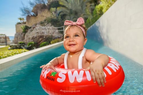 Flotteur d'apprentissage Freds Swimtrainer pour rassurer bébé dans l'eau