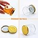 XING-RUIYANG 1.5 oz Mini Glass Honey Jars, Honey Jars Party Favors in Bulk, with Dipper,Stickers,Gold Lid,The Golden Bee pendant,Gift Bags and Jute,for Baby Shower,Wedding Party Favor（8 pcs