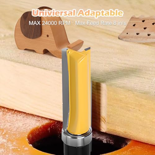 Gearcan ROUTER BITS Set 1/4 Shank, 4 Flush Trim Router Bits thumb #5