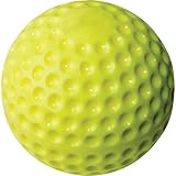 Rawlings Yellow Dimple Pitching Machine Softballs, 12 Count