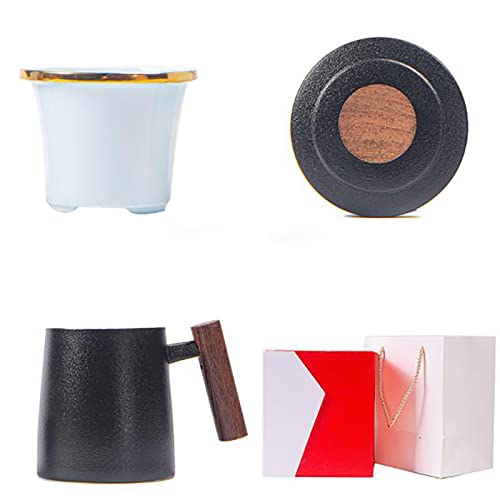 Tinny bright Matte Ceramic Tea Cup Cover