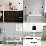 O’Bright Sandy- Cordless LED Floor Lamp for Outdoor/Indoor, Rechargeable, Water Resistant, Dimmable, Carry Light, Adjustable Height Stand Lamp for Patio, Living Room, Bedside, Table Night Lamp, Black - Image 5