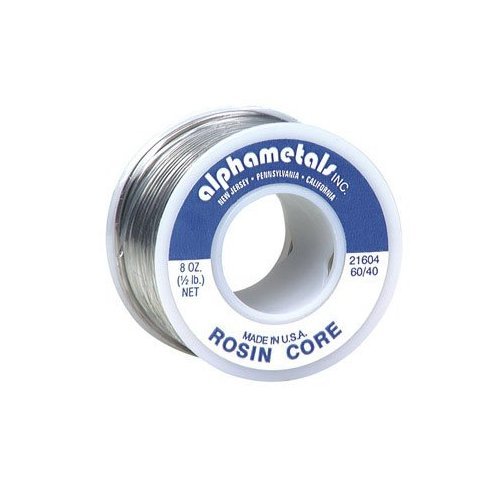 SOLDER 40/60ROSIN 8OZ by ALPHA METALS MfrPartNo 21406 by Alpha Metals