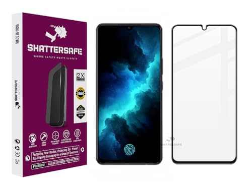 Image of Shattersafe Oleophobic Tempered Glass Screen Protector Compatible For IQOO Z7 5G / Z7s 5G [Pack of 1]. Edge To Edge Full Screen Protection With Easy Installation Kit & Case Friendly Fit.