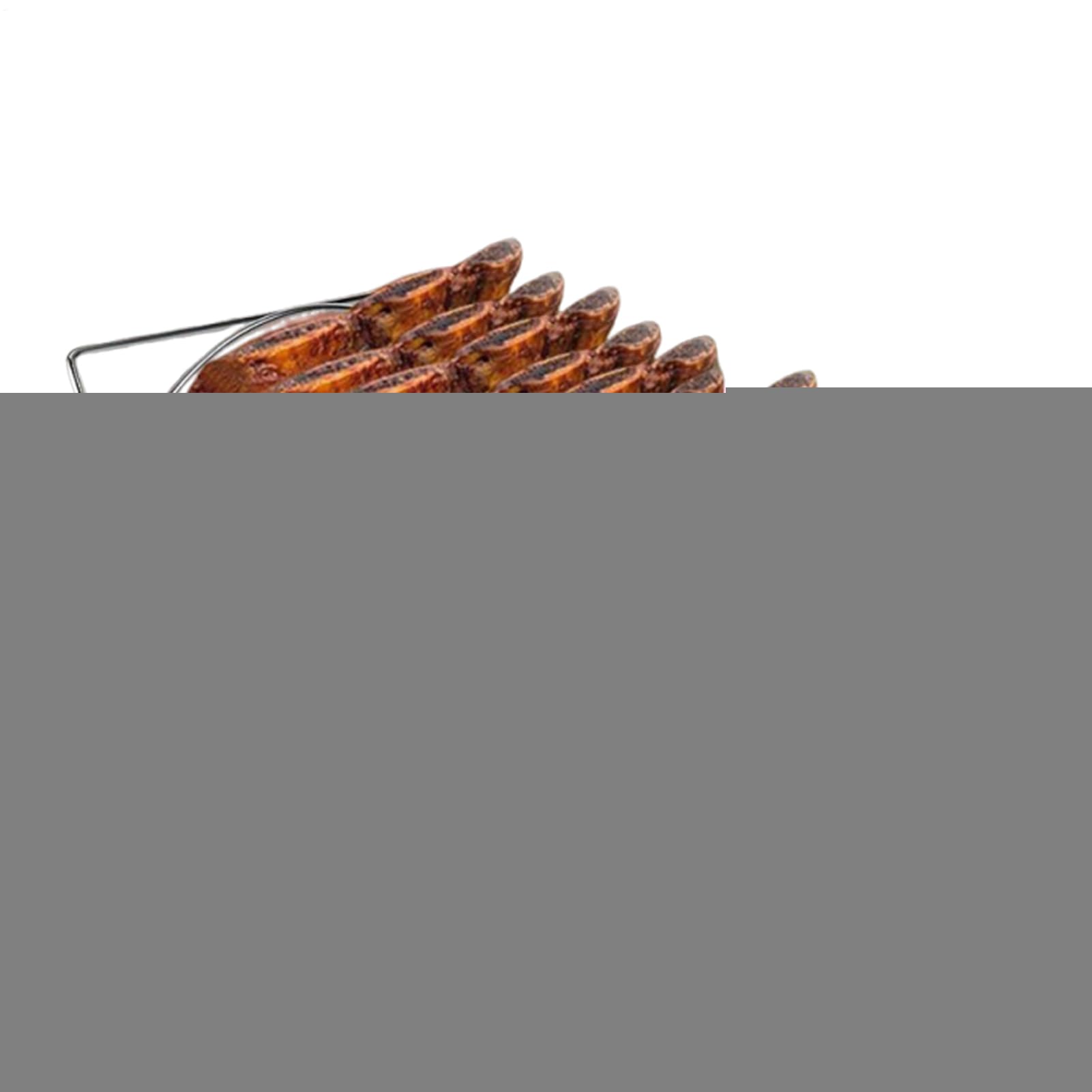 Parrilla de acero inoxidable para evitar que la carne se pegue