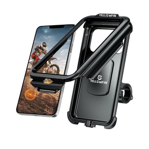Yellowfin Fully Waterproof Handlebar Mobile Phone Mount Holder wi...