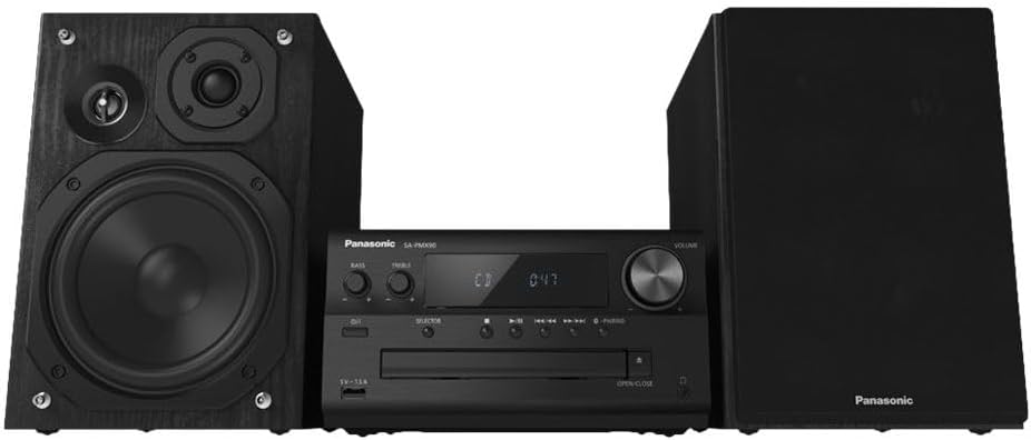 Panasonic SCPMX90 Home audio micro system 120 W Black
