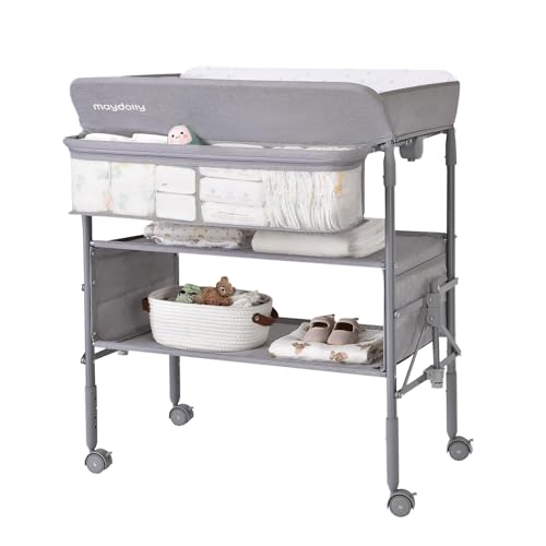 Maydolly Baby Changing Table, Portable Foldable Changing Table, Waterproof Diaper Changing Station,...