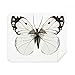 Butterfly with White Dark Wings Cleaning Cloth Screen Cleaner 2pcs Suede Fabric