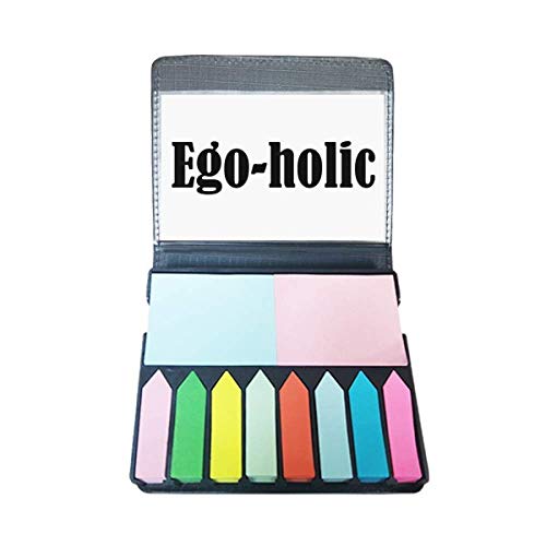 Boîte de marque-page autocollante écriture Ego-Holic bloc note index adhésif bureau