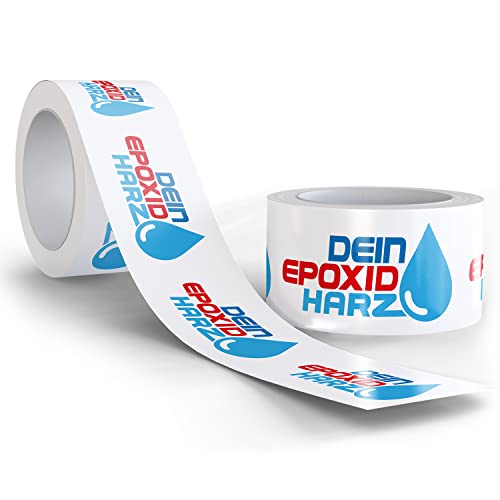 DEIN EPOXID HARZ Klebeband für Epoxidharz Projekte | Formentrennband mit Antihaft Wirkung | Abdichtband für Resinart | Epoxy-Trenntape | 66, x 50mm (1)