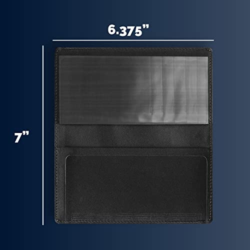 Eric Scott Checkbook Cover For Men And Women, Durable Premium Fabric Usa Checkbook Cover For Personal Checkbook With Register And 6 Card/Photo Slots (American Flag) #TOP3