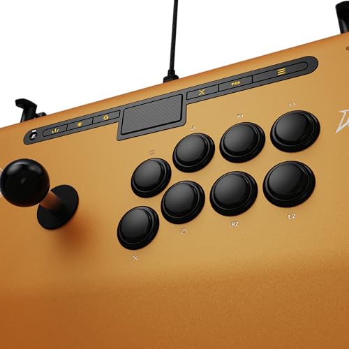 PDP Victrix Pro FS Playstation Fight Stick for PS4, PS5, PC, Durable Aluminum, Sanwa Denshi Buttons, Ergonomic Wrist Slope, Detachable Joystick, Tournament Grade for Fighting Games KOF Kyo