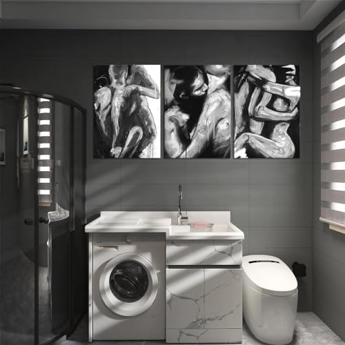 Posteres de mujer y hombre enmarcados decoracion sensual para habitaciones de hotel 3
