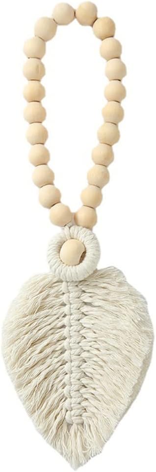 FMURY Curtain Tiebacks Handmade Macrame Cotton Tassels Hanging Ball Home Living Room Balcony Bedroom Weddings Decoration