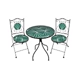 Facile à nettoyer : grâce à sa structure en acier, notre ensemble de jardin est extrêmement facile à nettoyer et à désinfecter.