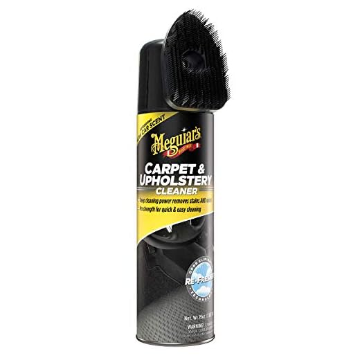 Meguiar's Carpet & Upholstery Cleaner – Deep Cleaning Power Removes Stains and Odors – G9719, 19 oz