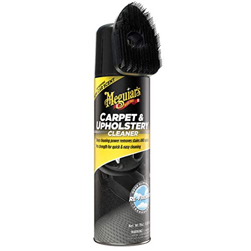 Meguiar's Carpet & Upholstery Cleaner – Deep Cleaning Power Removes Stains and Odors – G9719, 19 oz