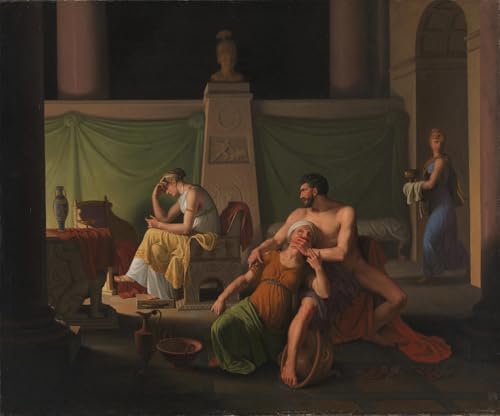 CW Eckersberg Le retour d'Ulysse poster grand tableau salon chambre 60x90