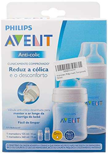Mamadeira, Philips Avent, Transparente