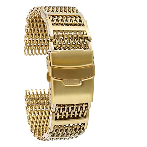 Sangle de montre acier inoxydable pour remplacer un bracelet usé 20mm 22mm 24mm