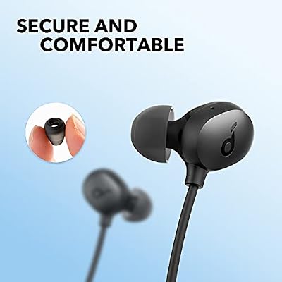 Soundcore by Anker Life U2i Wireless Neckband Headphones, 10mm Drivers with BassUp Technology, 24H Playtime, AI-Enhanced Calls, Foldable and Lightweight, IPX5 Water-Resistant, Secure Fit, Bluetooth 5