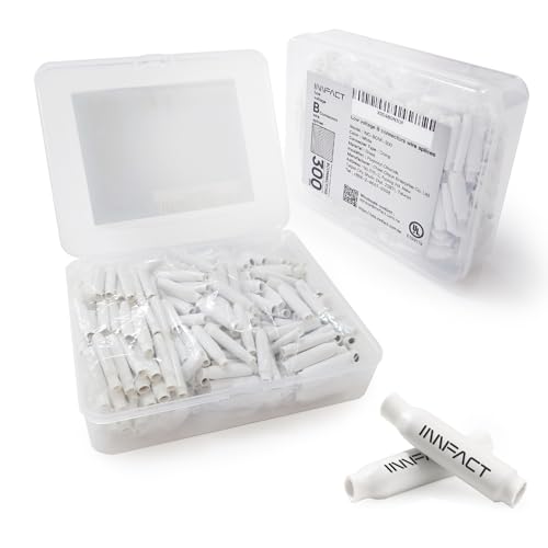 Innfact 300 Pcs Low Voltage B Connectors Crimp Splice