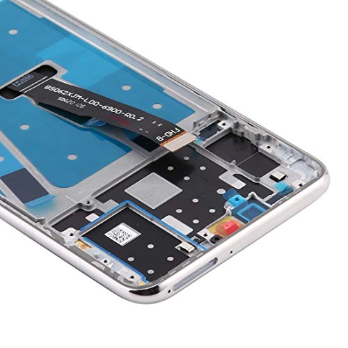 Écran LCD pour Huawei P30 Lite avec vitre tactile et châssis assemblé blanc version 4G RAM